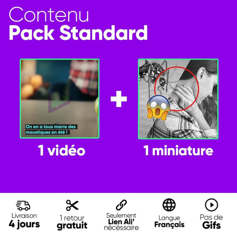 Pack STANDARD Vidéo Ecom Creatives
